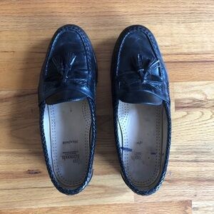 ALLEN EDMONDS Black Leather Loafers Dress Shoes 11